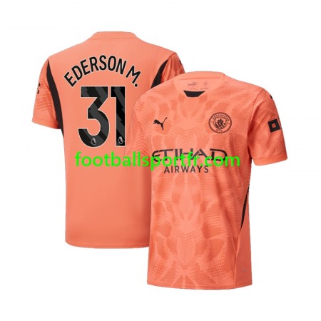 Tenue Manchester City Ederson M 31 Gardien Exterieur 2024-2025 Maillot de Foot